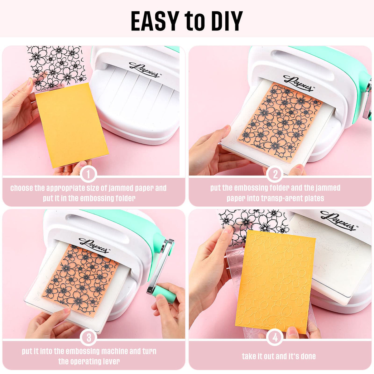 20 Pcs Embossing Folders for Card Making, Templates DIY, Vintage