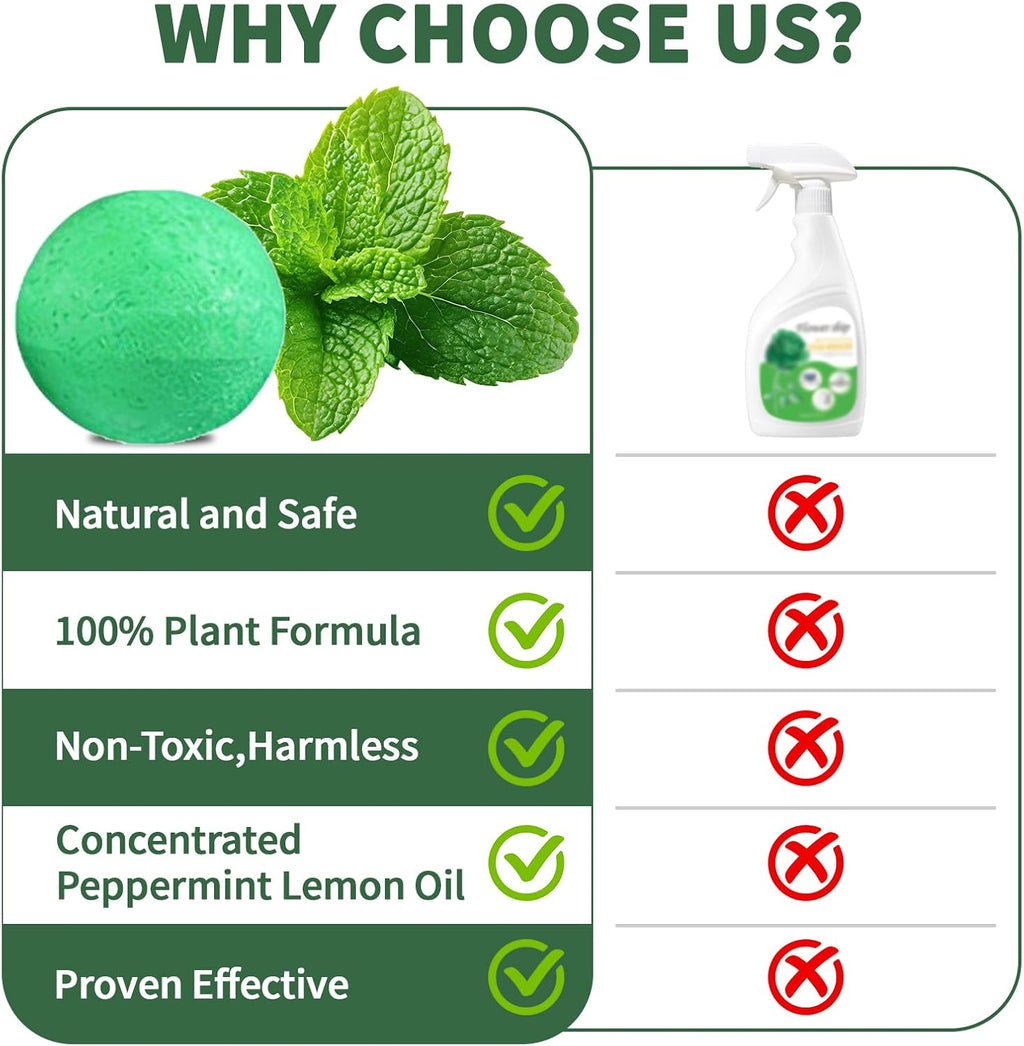 Mouse Rodent Repellent, 24 Pack Peppermint Oil for Mice, Mouse, Rats, Squirrel, Indoor/Outdoor Pest Control for Home