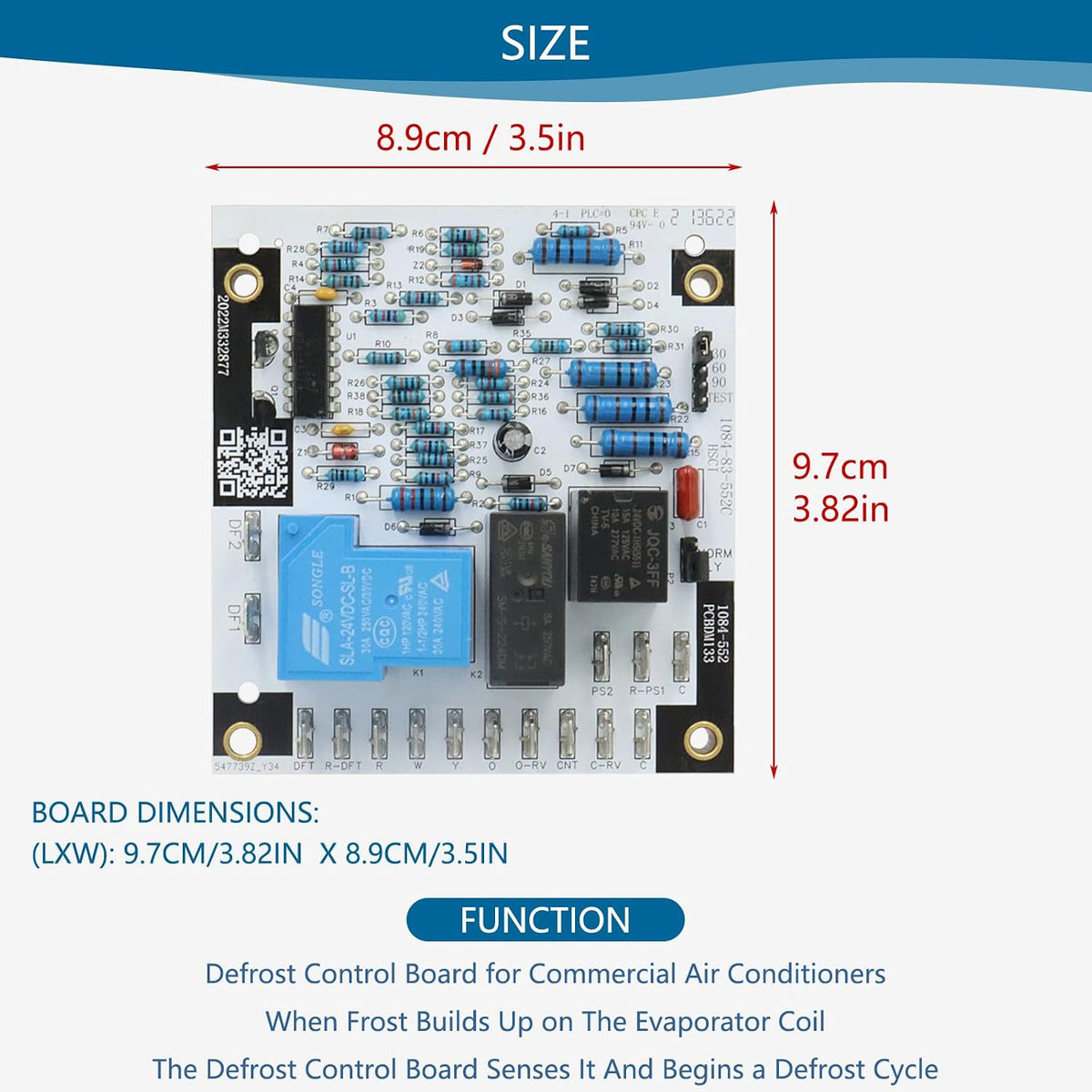 Upgrade PCBDM133S Defrost Control Board Fit For Goodman Furnace&Heat Pump