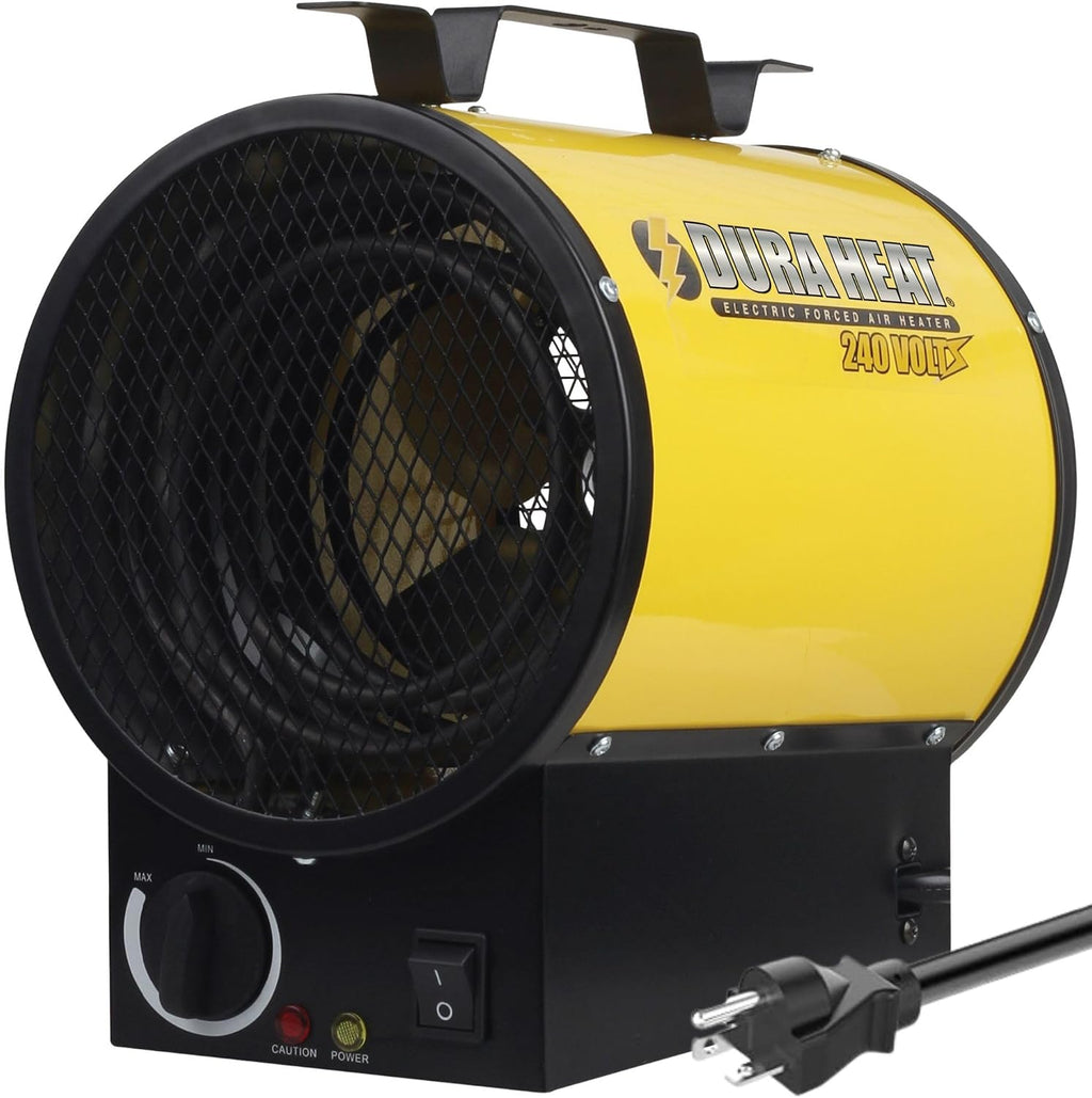 240V Electric Space Heater for Garage, 3750W, 12800 BTU - EUH4000 | 6-20P Plug, Electric Industrial Garage Heater