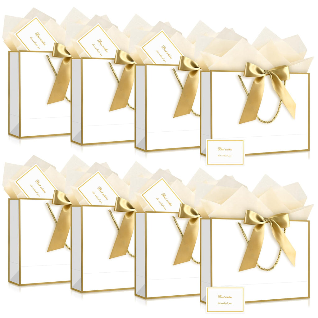 Gift Bags with Handles, 13" Medium Gift Bags with Tissue Paper