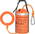 Water Rescue Throw Bag with 50/70/98 Feet of Rope in 3/10 Inch Tensile Strength Rated to 1844lbs, Throwable Device