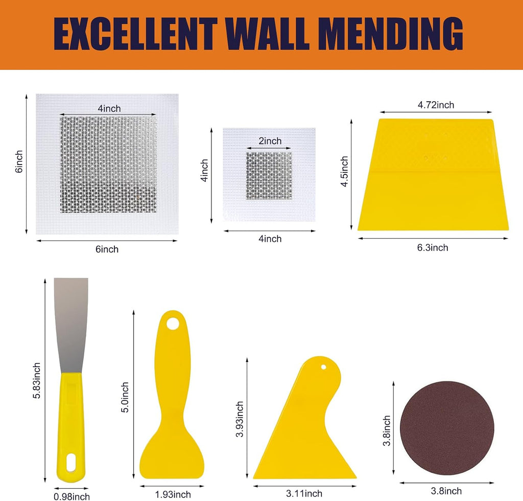Drywall Repair Kit Drywall Hole Repair Patch Kits Wall Spackle Repair Paste with 8.5OZ White Wall Repair Putty with