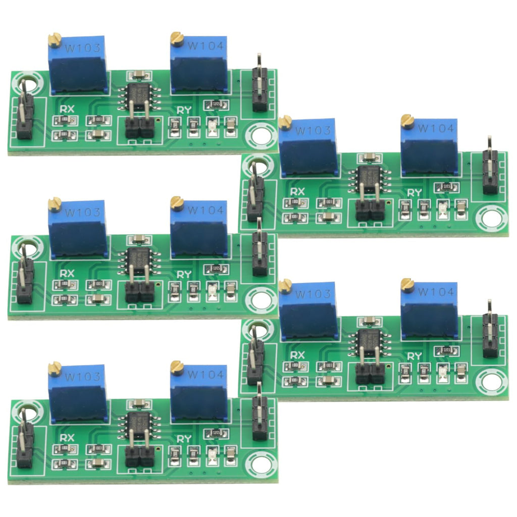 5pcs DC 3.5-24V LM358 Weak Signal Amplifier Voltage Amplifier Secondary Operational Amplifier Module Single Power Signal Collector
