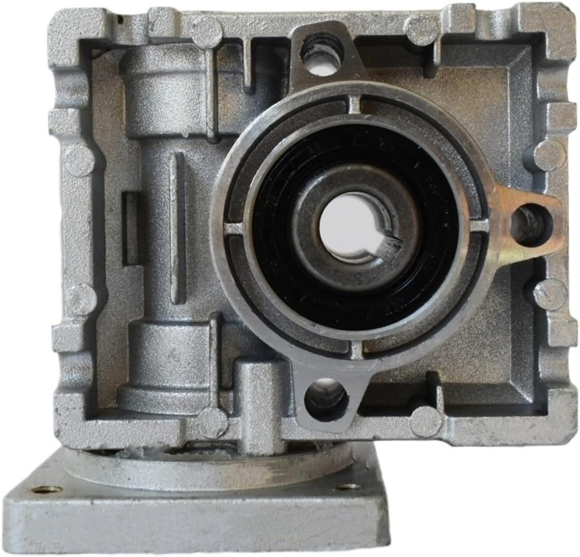 Worm Gear Reducer NMRV025 Worm Gear Reducer Stepper Motor Servo Special RV Square Motor Reducer Gearbox Reducer(57 Square Flange,Ratio50)