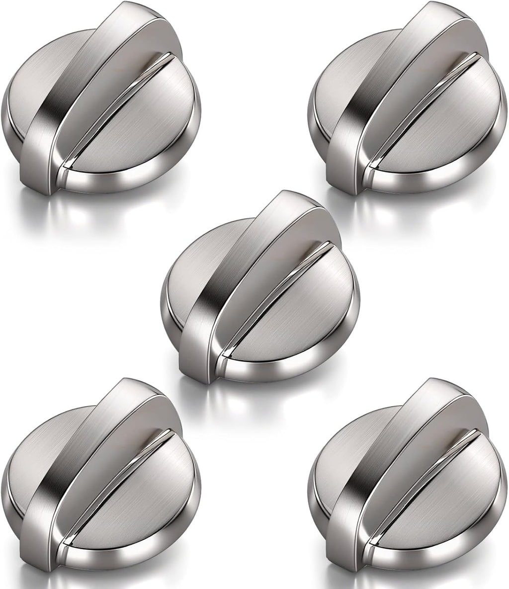 5 Pack WB03T10284 Oven Knobs Replacements for GE, 191D5100 Stove Knons Compatible with GE Range Stove Oven Replaces 1373043 AP4346312 AH2321076 EAP2321076 PS2321076
