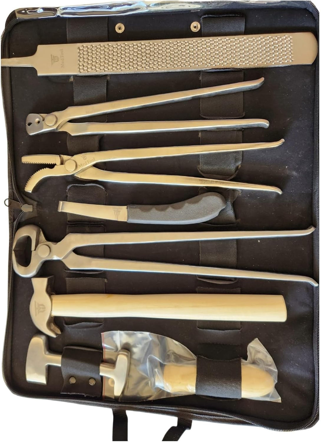 Heavy Duty Professional Horse Care Farrier Tool Kit Hoof Clincher Nipper with High Stainless Steel