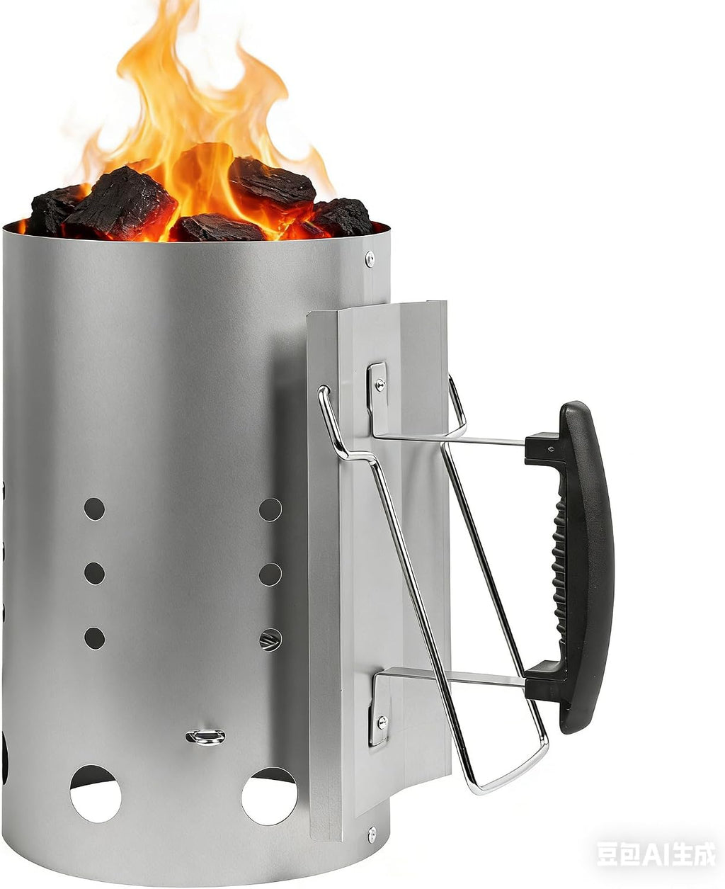 Charcoal Chimney Starter, Chimney Charcoal Starter for Charcoal Barbecue Grills, Suitable for Outdoor Cooking and