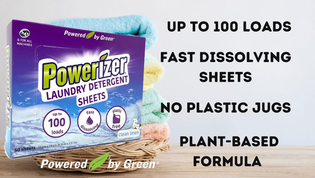 Laundry Detergent Sheets - 100 Loads Eco-Friendly No Plastic