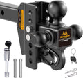 Adjustable Trailer Hitch - Drop Hitch Fit 2" Receiver -6" Drop/Rise