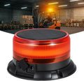 Solar Strobe Beacon Light, Amber Emergency Warning Light, Magnetic | Rechargeable 360° Flashing with 9 Modes and