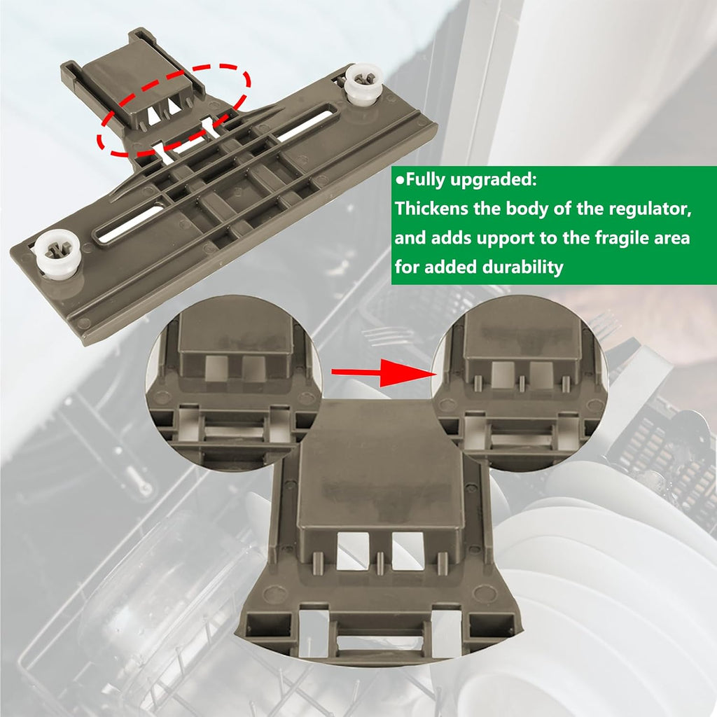 Upgraded W10350376 Dishwasher Top Rack Adjuster Part Kit (10 PCS)