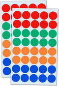 2000 Pieces, 3/4" - Colored Dot Stickers, Garage Sale Labels - 4 Colors