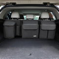 Deluxe Trunk and Backseat Organizer for Medium or Large Size SUVs & RVs, Detachable Storage Modules with Built-in