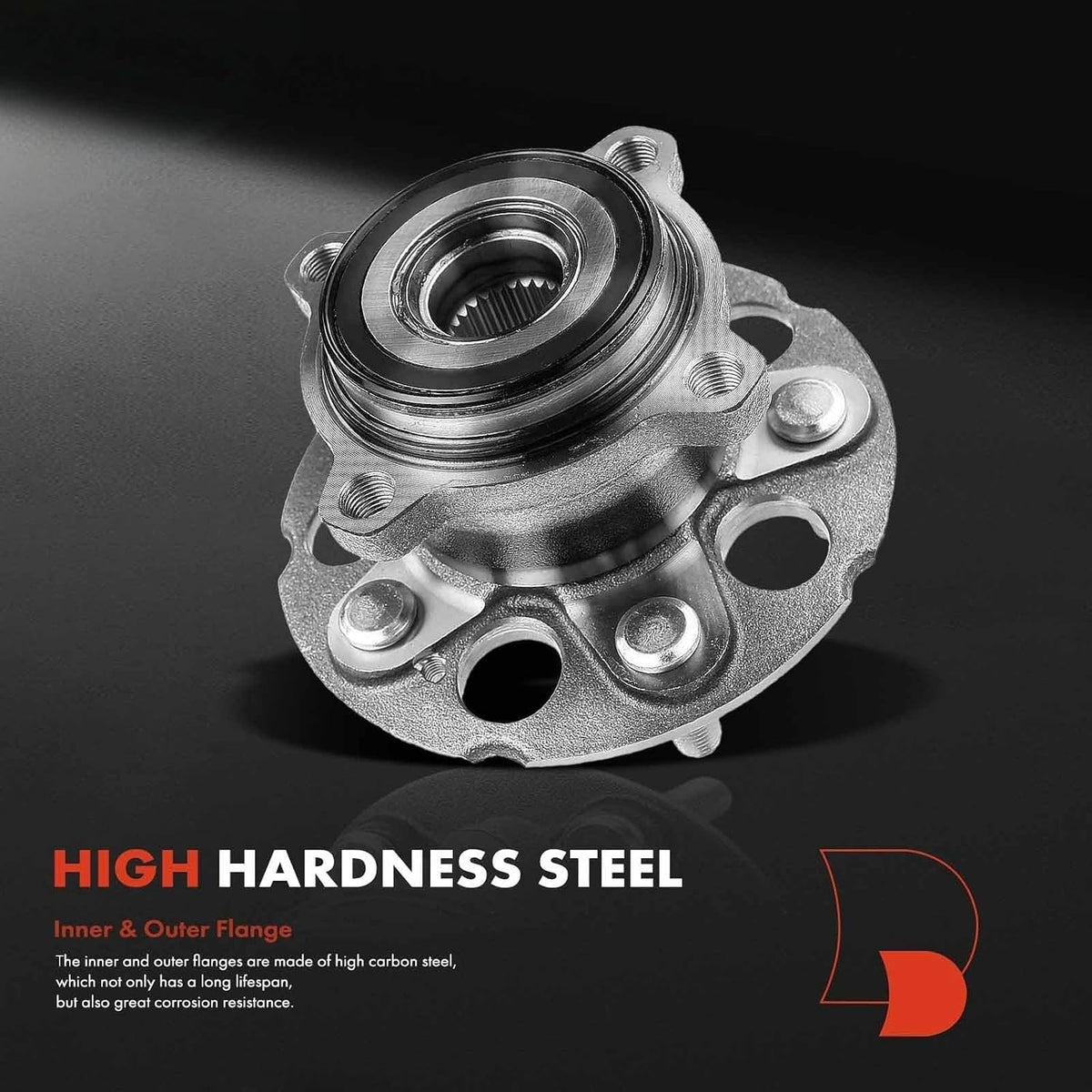 A-Premium 2 x Rear Wheel Bearing and Hub Assembly with 5-Lug