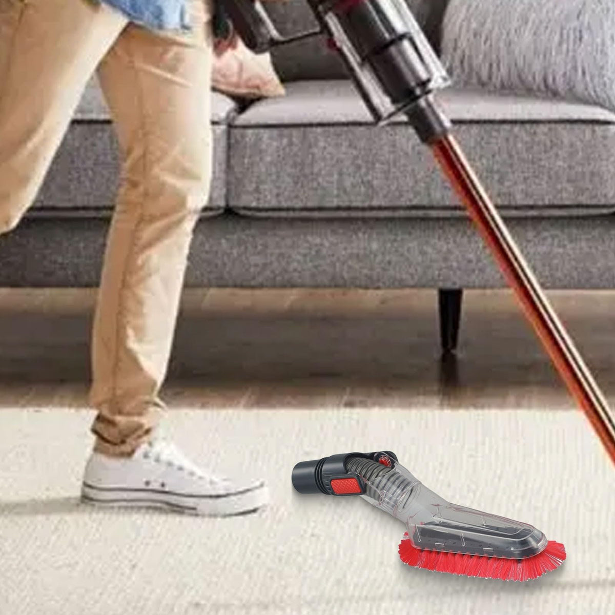 32Mm Flexible Vacuum Dusting Brush For Soft Bristles