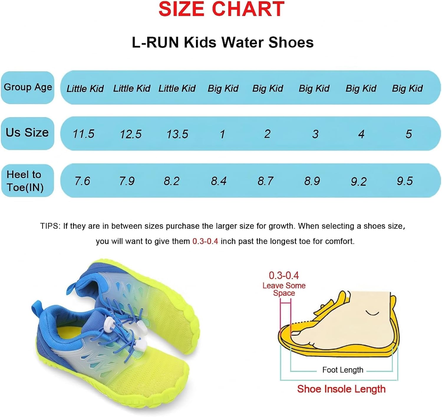 Kids Water Shoes Quick Dry Boys Girls Barefoot Shoes for Beach Pool Sand Non-Slip Outdoor Athletic Walking Sneaker