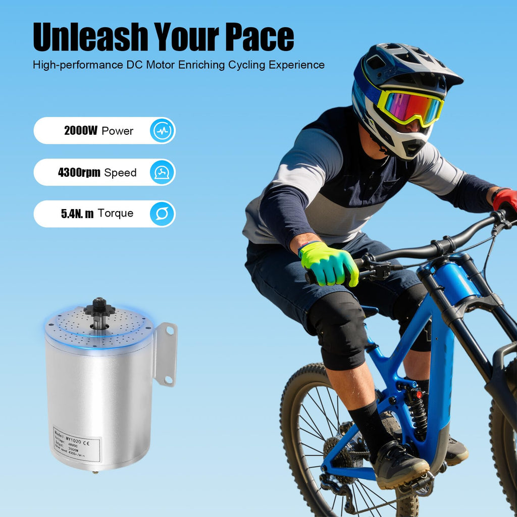 PROYONGOO 48V Motor Kit, 2000W Brushless DC Motor