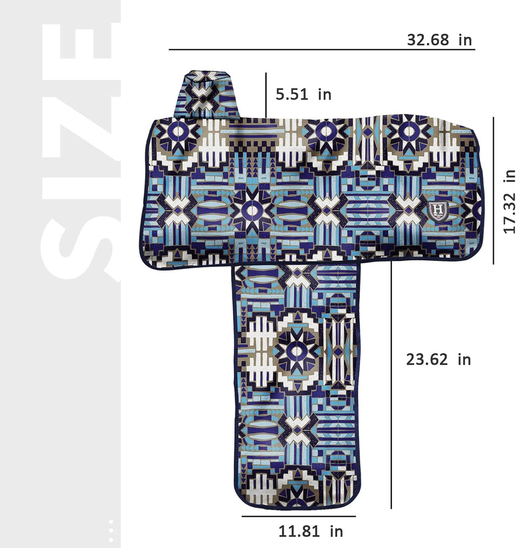 Western Saddle Cover, Cover for Saddle Fenders, w/Print