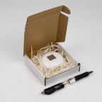 50 Pack 4x4x1 Inches Small Shipping Boxes, White Corrugated Cardboard Boxes, Moving Mailing Packing Box