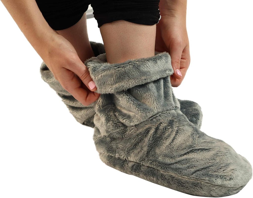 Heated Microwavable Booties - Microwave Slipper Warmers