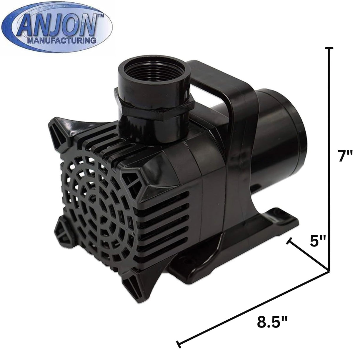 Monsoon 1600 GPH Hybrid Pond Pump 156 Watts 30 ft Cord