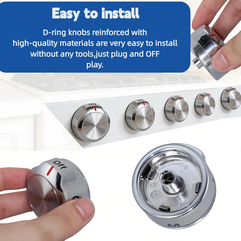 W11030413 Range Knob Replacement Fits for KitchenAid Whirlpool Stove Knobs