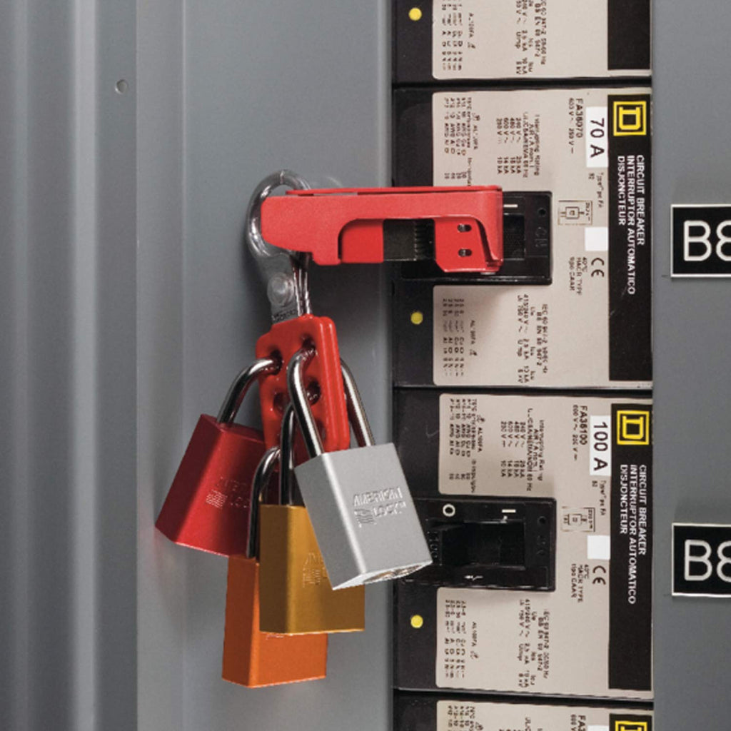 Master Lock 491B Lockout Tagout Circuit Breaker, Tall and Wide Toggles, 2A CR