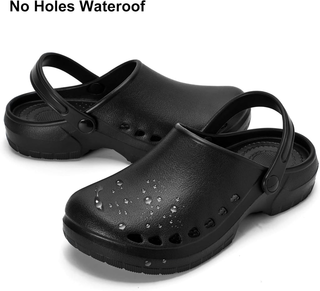 Breathable Work Clogs Slip Resistant Garden Shoes for Kitchen Nurse