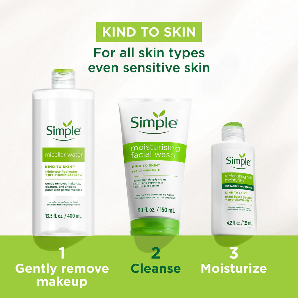 Kind To Skin Moisturizing Face Wash, 4 pc