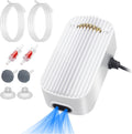 Quiet Aquarium Air Pump 5W Fish Tank Oxygen Aerator Pump with Air Stone Airline Tubing Check Valve Aquarium Bubbler