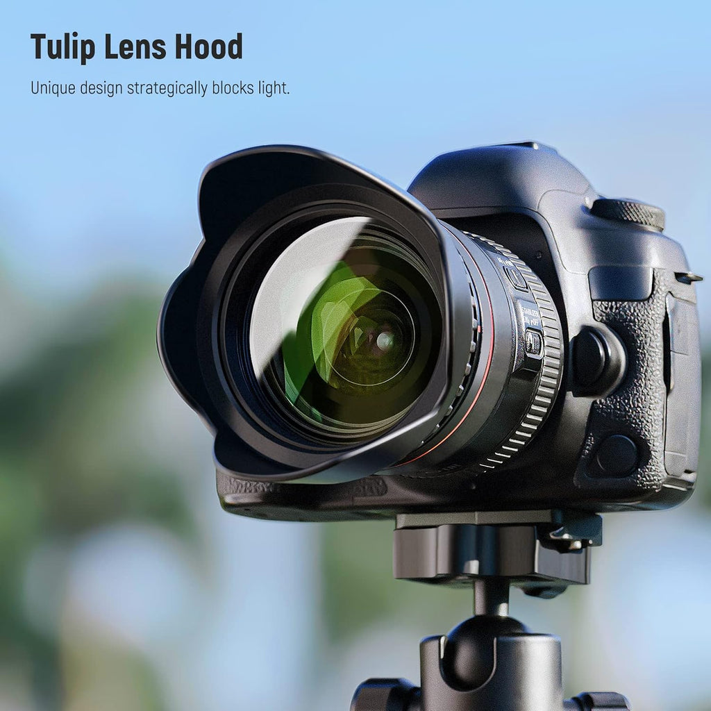 67mm ND Filter Kit and Lens Accessories, ND2 ND4 ND8 UV FLD CPL(Circular Polarizing) Filter Set with Lens Cap/Tulip