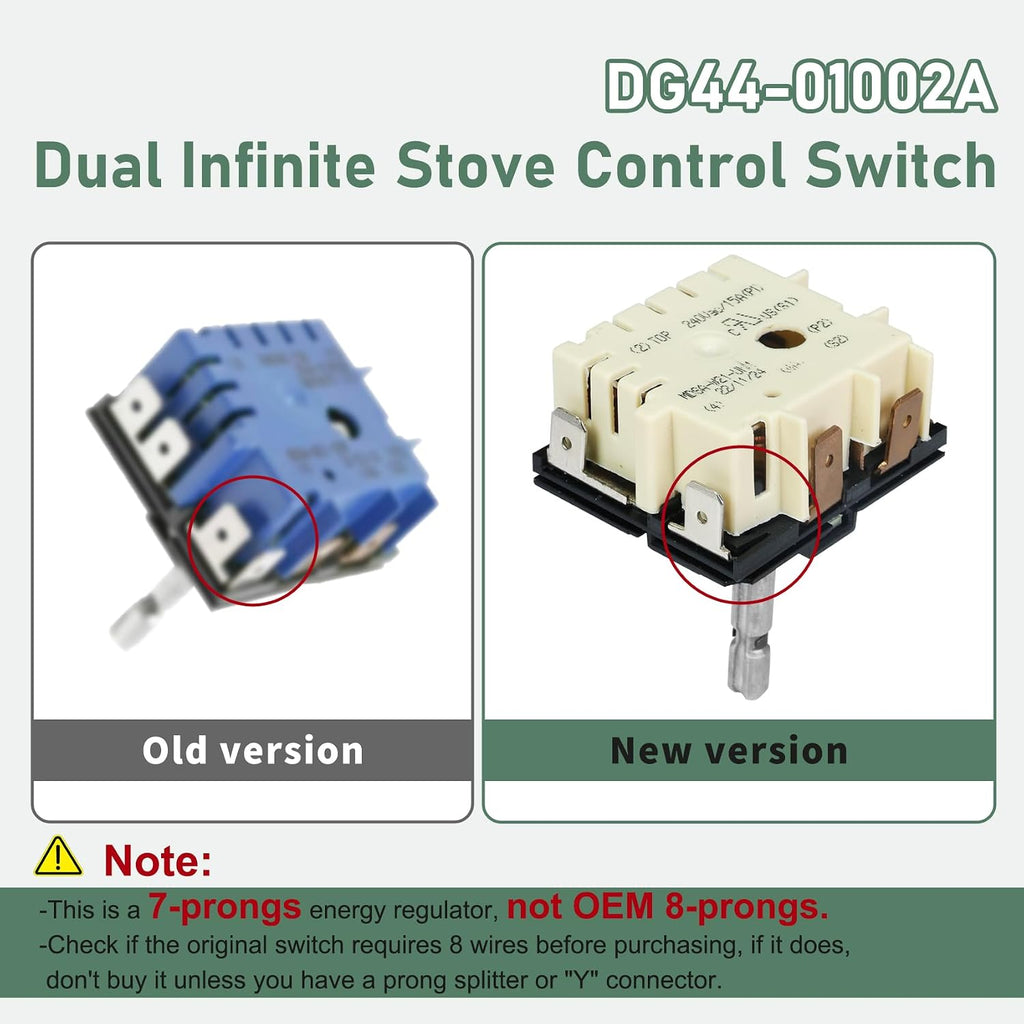 DG44-01002A Dual Infinite for Samsung Range, Fits FCQ3 FE71 FER3 FTQ3 NE59