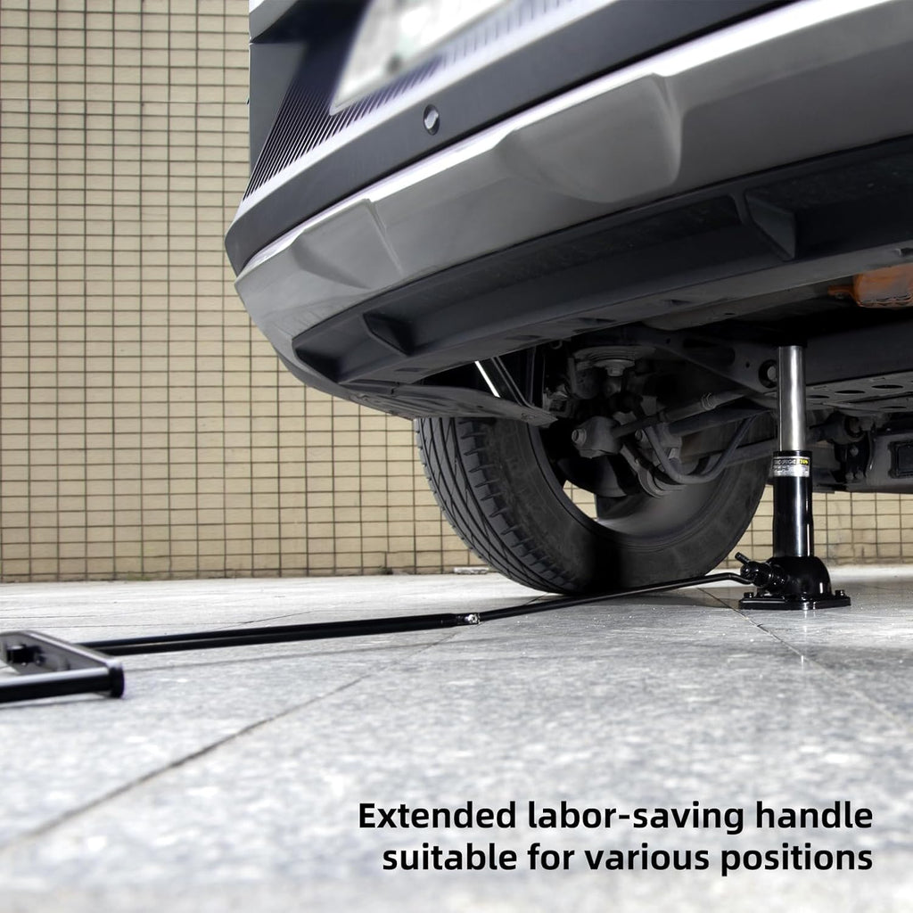 Car Jack 2 Ton and Jack Stand in One, 4000 lb Capacity, Off-Road Use (8.16" - 19.09") Screw tire Jack fit Ford F150