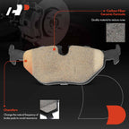 A-Premium Rear Ceramic Brake Pads Compatible with BMW & Saab