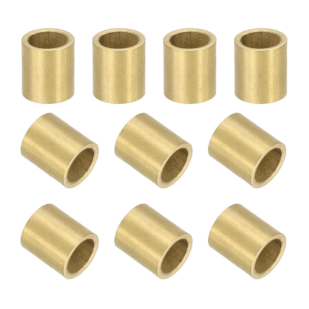 uxcell 40Pcs Sleeve Bearings, 6mm Bore x 8mm OD x 9mm Length, Self-Lubricating Sintered Bronze Bushings