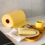 Yellow Colored Paper Towel Jumbo Rolls 2-Ply-120 Sheets