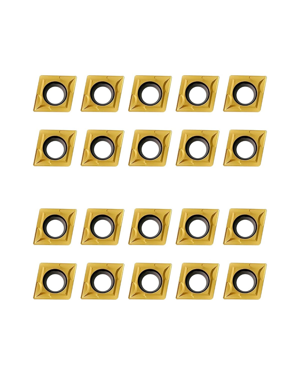 20Pcs CCMT32.51 CCMT09T304 Carbide Turning Inserts