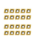 20Pcs CCMT32.51 CCMT09T304 Carbide Turning Inserts