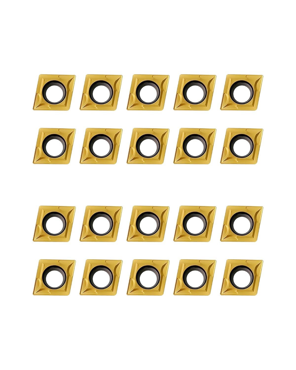 20Pcs CCMT32.51 CCMT09T304 Carbide Turning Inserts