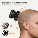 7D Head Shaver for Bald Men, Electric Razor, 90 Min Runtime