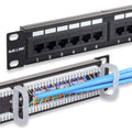 iwillink 24 Port Patch Panel, 10Gbps Cat6 RJ45 Patch Panel, 1U