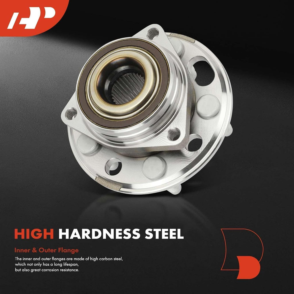 A-Premium Wheel Bearing Hub Assembly with 5-Lug Compatible with Chevy, GMC