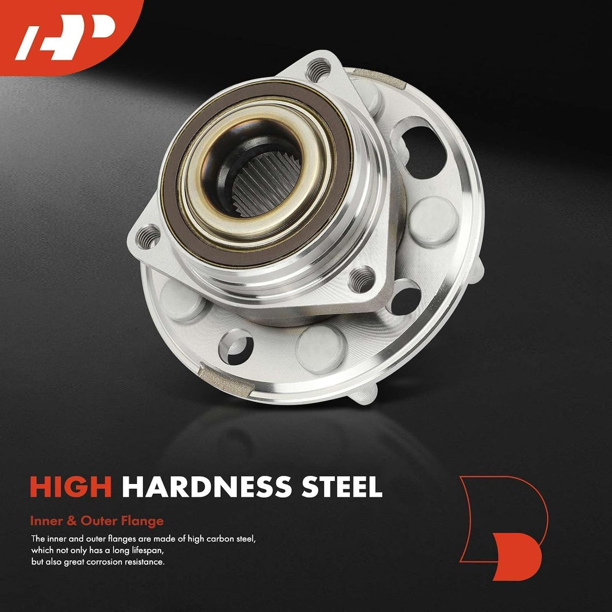 A-Premium Wheel Bearing Hub Assembly with 5-Lug Compatible with Chevy, GMC