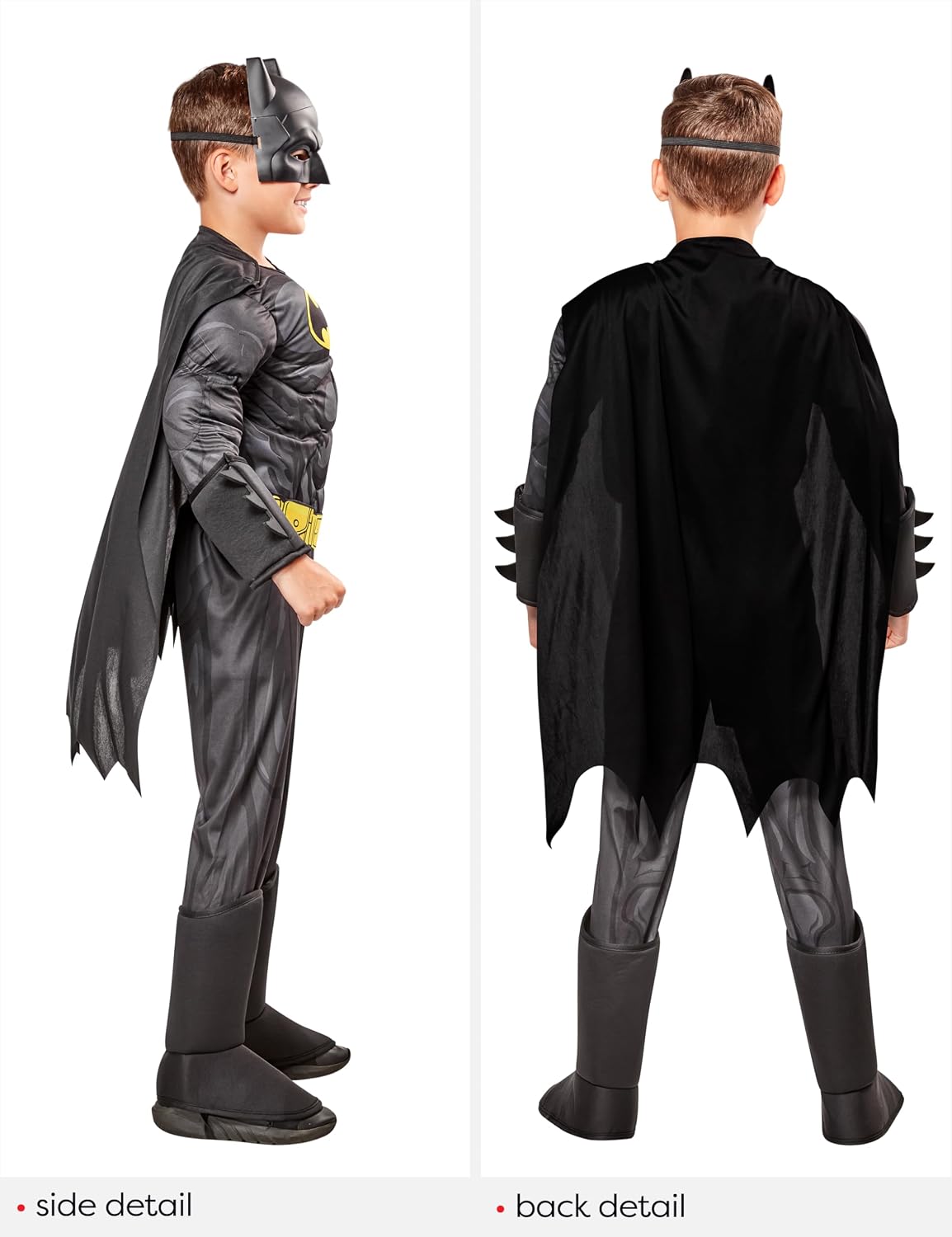 at Party City DC Comics Superheroes: Batman Costume | Officially Licensed, Kids Deluxe Costume, Padded Jumpsuit With