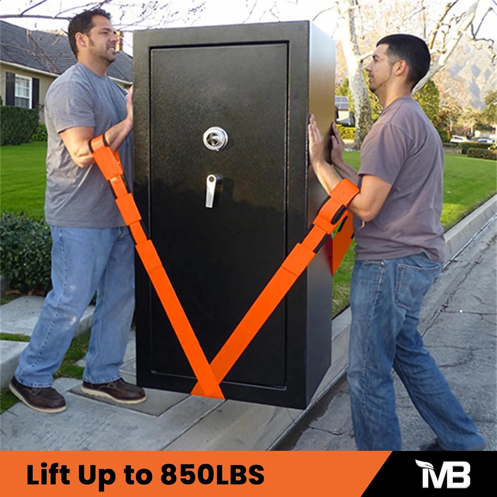 Moving Straps for Lifting Furniture, 2-Person Lifting Straps Moving up to 850LBS, Wide Design 3.15in for Appliances