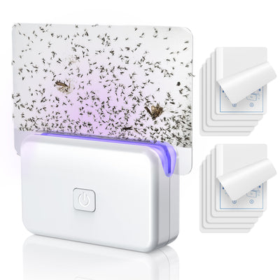 Fruit Fly Traps for House Indoors Gnats, 1 Device+11 Refills