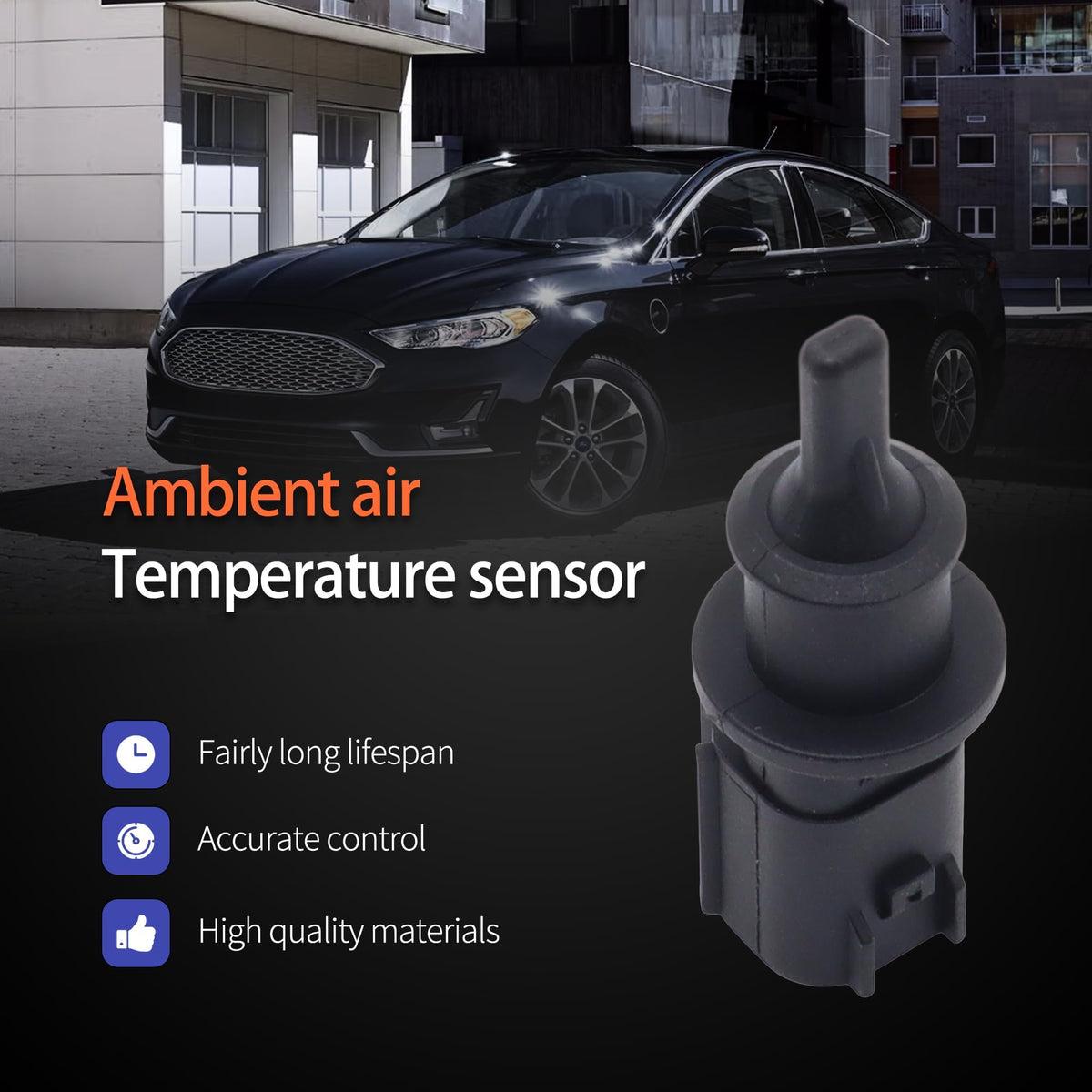 OXCANO Ambient Air Temp Temperature Sensor Compatible with Jeep Compass