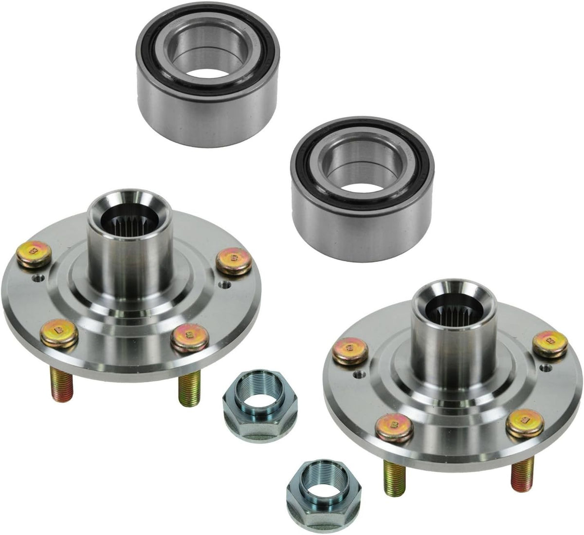 TRQ Front Wheel Bearing & Hub Kit