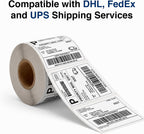 4x6 Direct Thermal Shipping Label Roll - Commercial Grade 1000 Labels